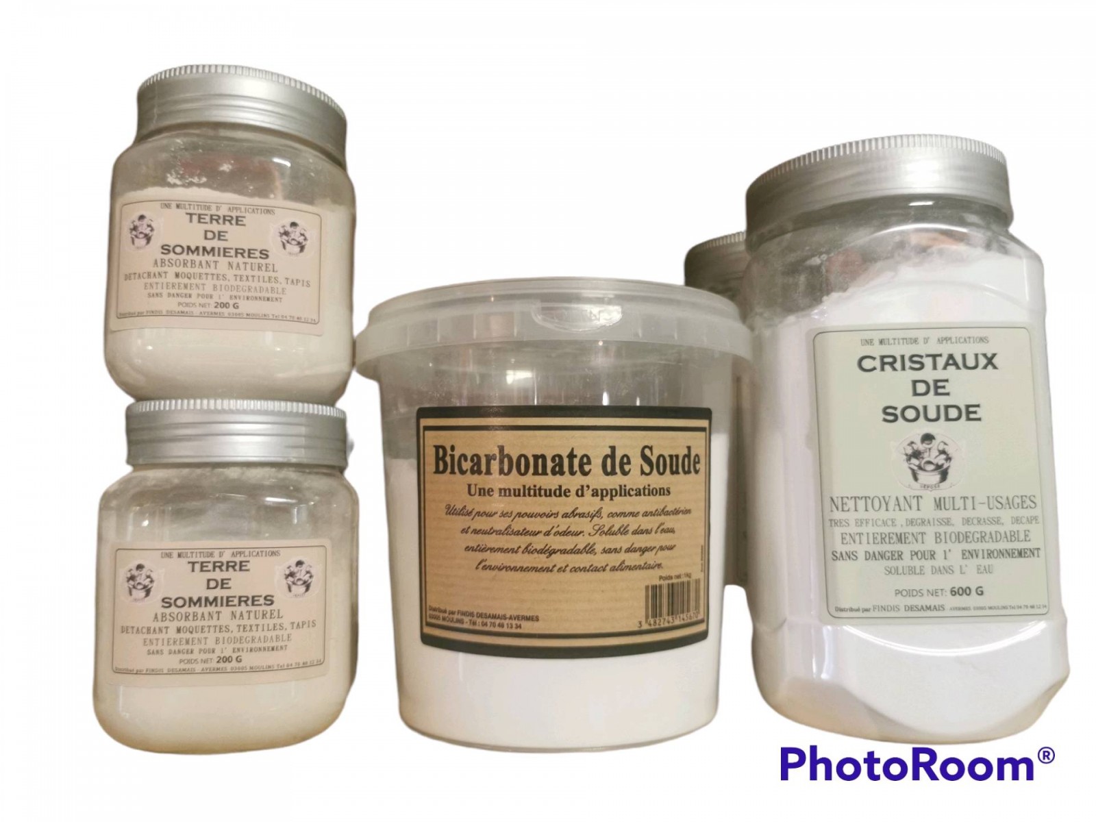 Acheter produit d'entretien bicarbonate de soude cristaux de soude et terre de Sommières quincaillerie Marlier sète 